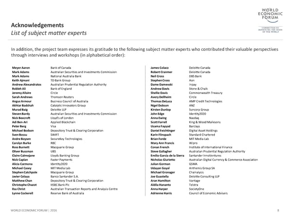 The Future of Financial Infrastructure - Page 8