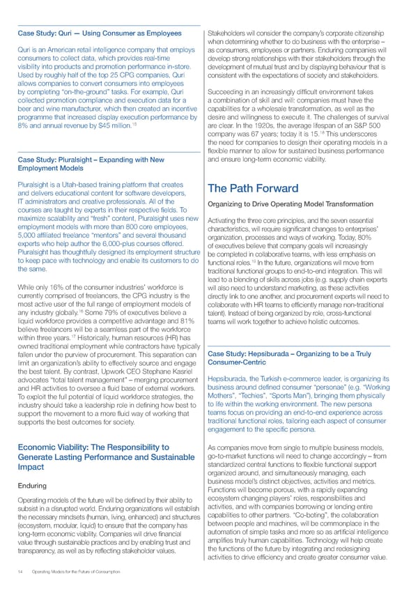 Operating Models for the Future of Consumption - Page 14