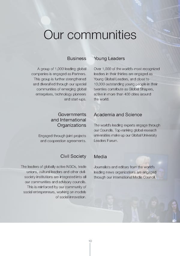 The World Economic Forum: Platform for Impact - Page 9