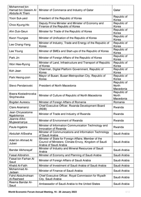 WEF List of Public Figures 2023 - Page 9