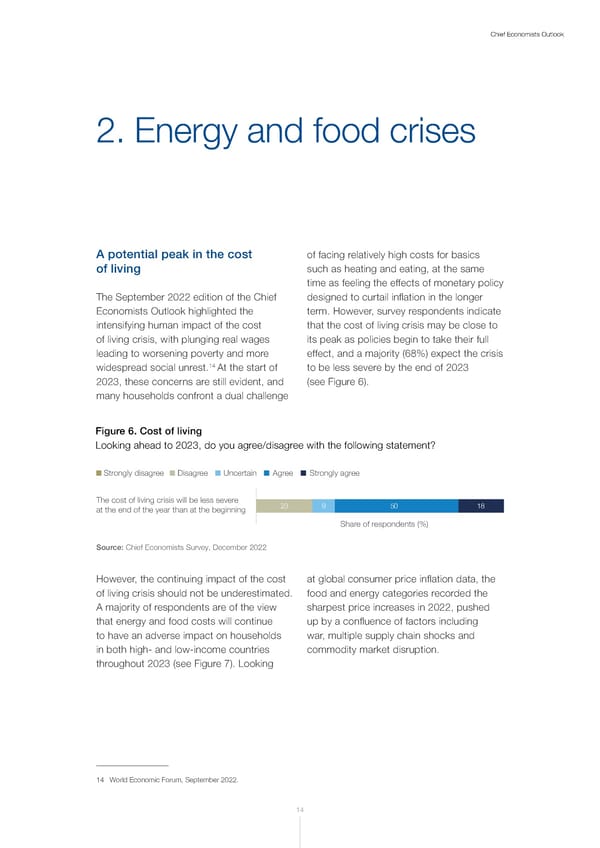 WEF Chief Economists Outlook 2023 - Page 14