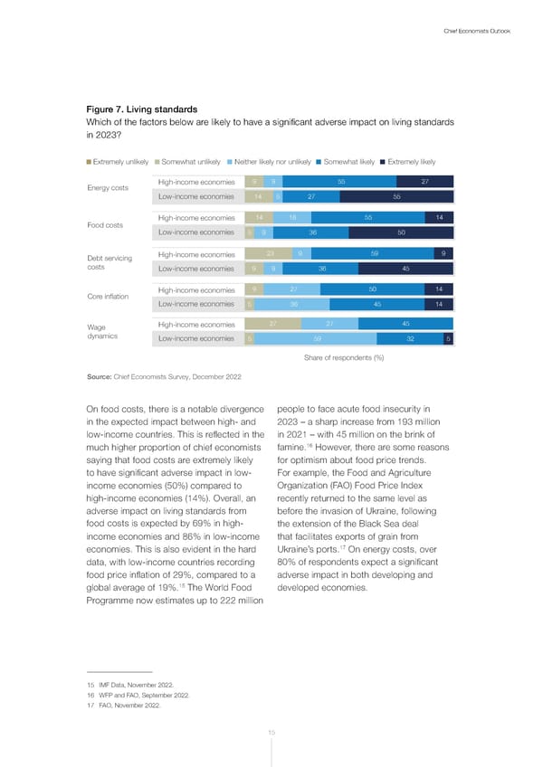 WEF Chief Economists Outlook 2023 - Page 15