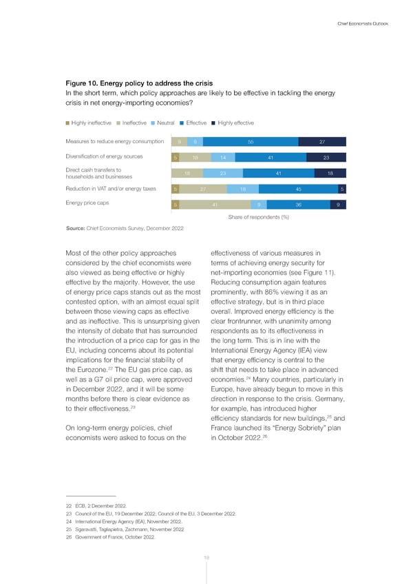 WEF Chief Economists Outlook 2023 - Page 18