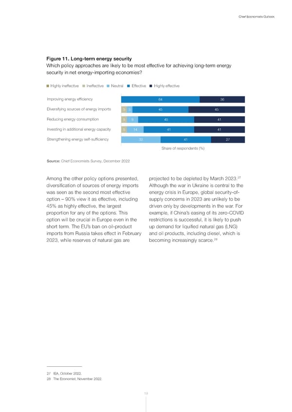 WEF Chief Economists Outlook 2023 - Page 19